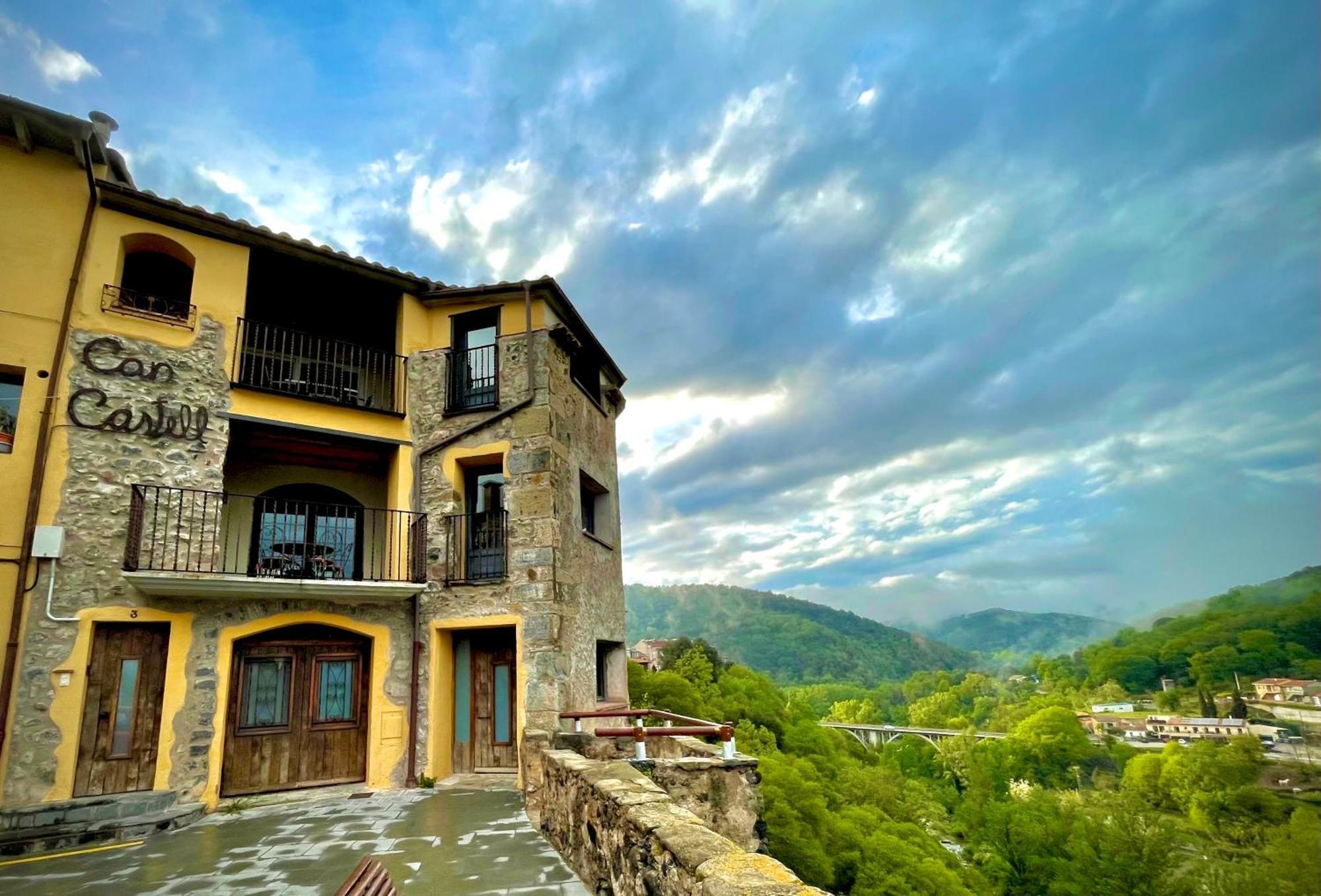 Can Castell Кастельфольит-де-ла-Рока Экстерьер фото